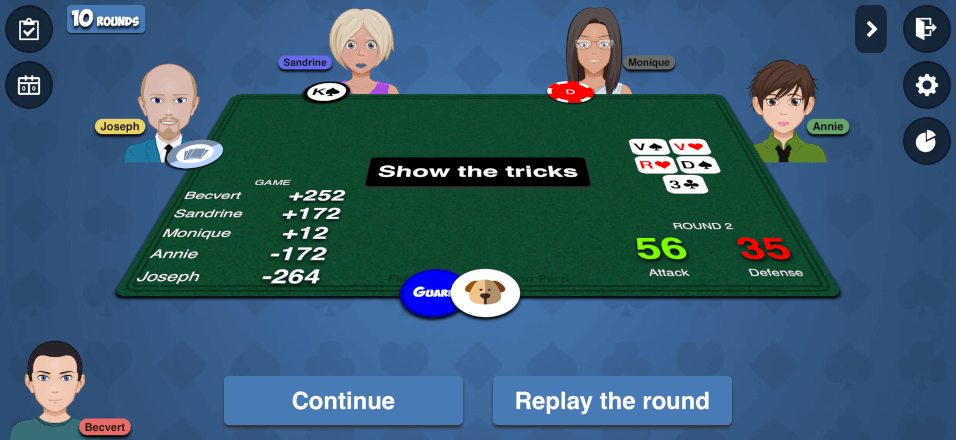 Show the tricks Show the tricks